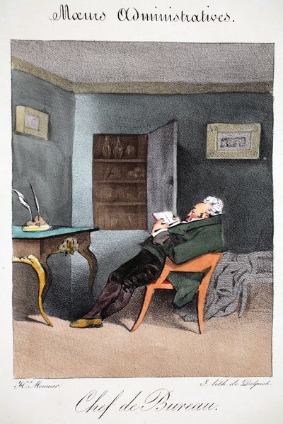 Chef de Bureau, Illustration from 